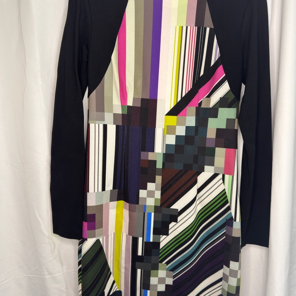 Trina Turk Multicolor Long Sleeve Dress